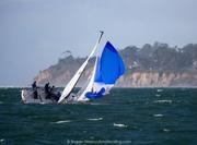 Holiday Regata 2019. We had a gnarly broach trying to raise the spinnaker after rounding the windward mark.